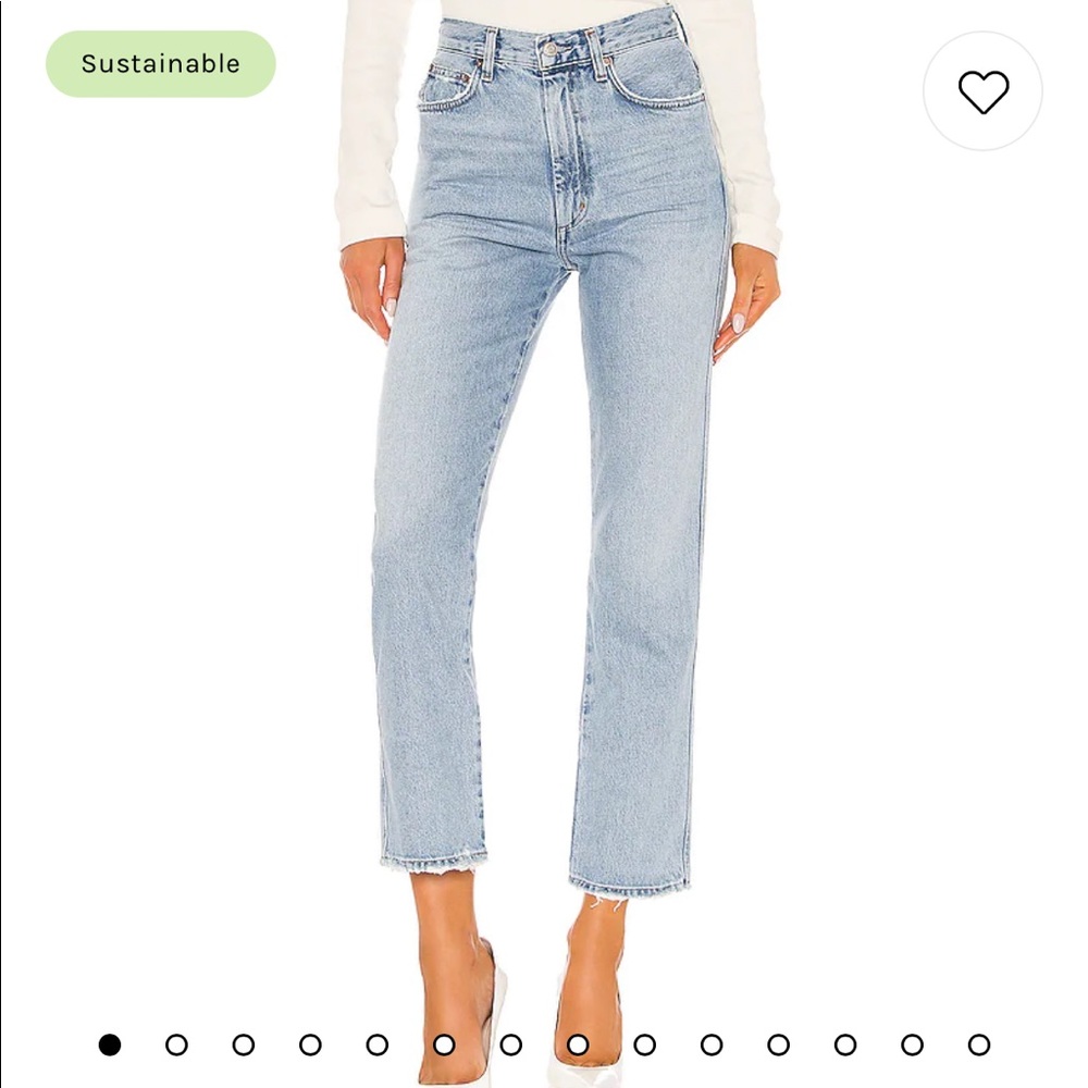 New Pinch Waist High Rise Kick in Riptide